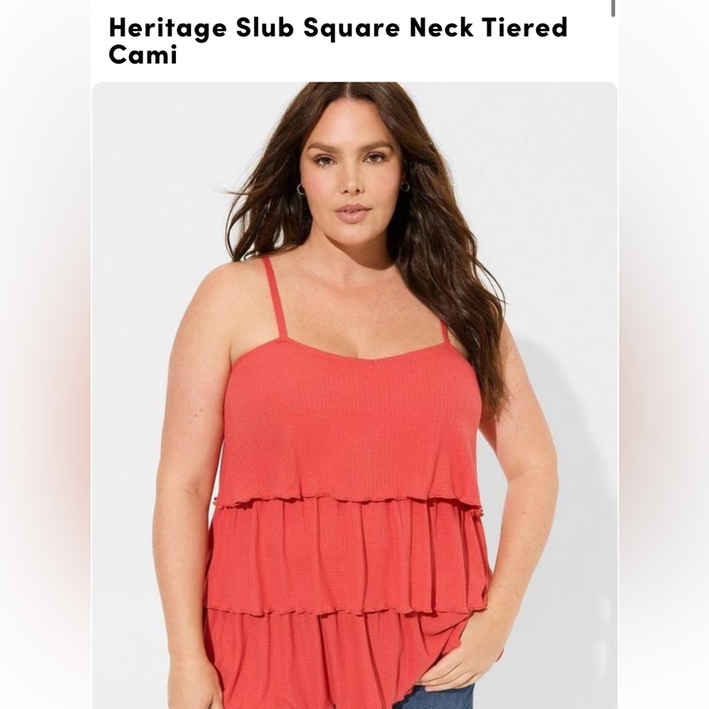 Torrid tiered cami size 3